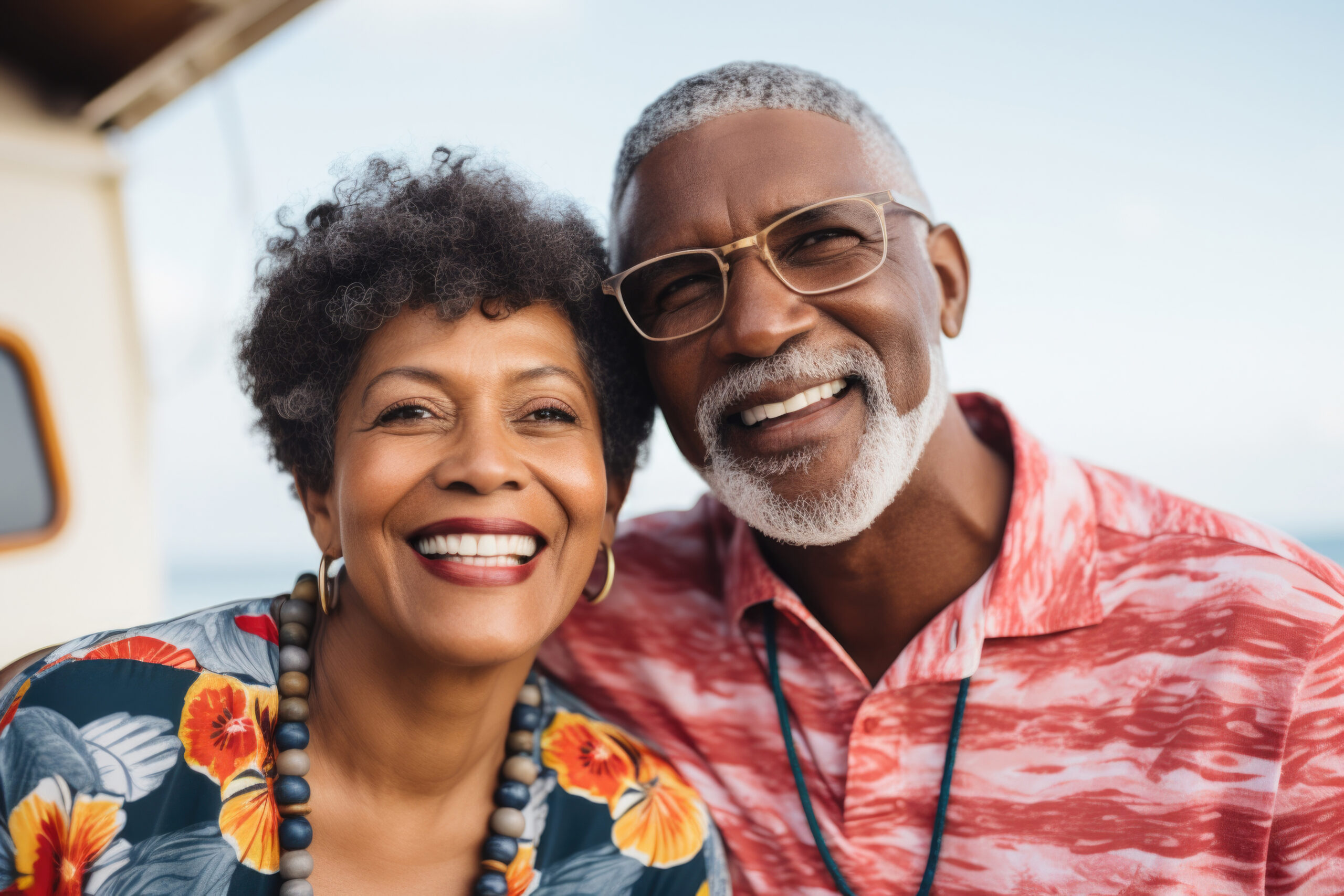 Un couple de seniors qui sourient à l'objectif pour l'article sur les retraités _ epm