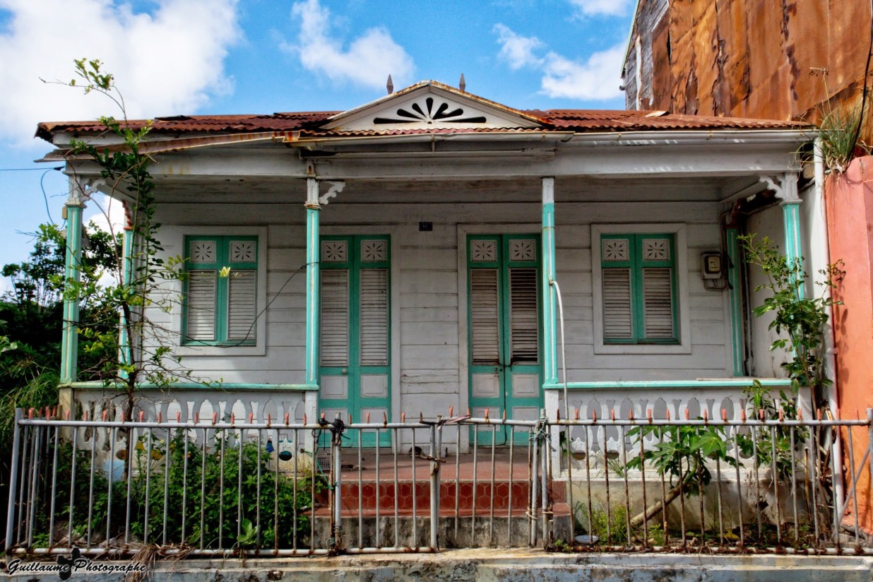 Maison créole traditionnelle en Martinique