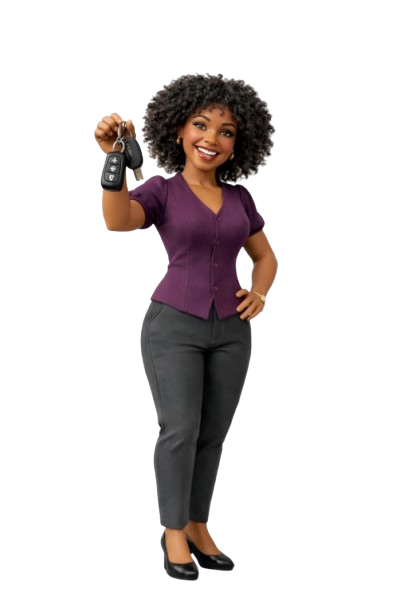 Figurine assurance auto EPM Assurances avec clés de voiture